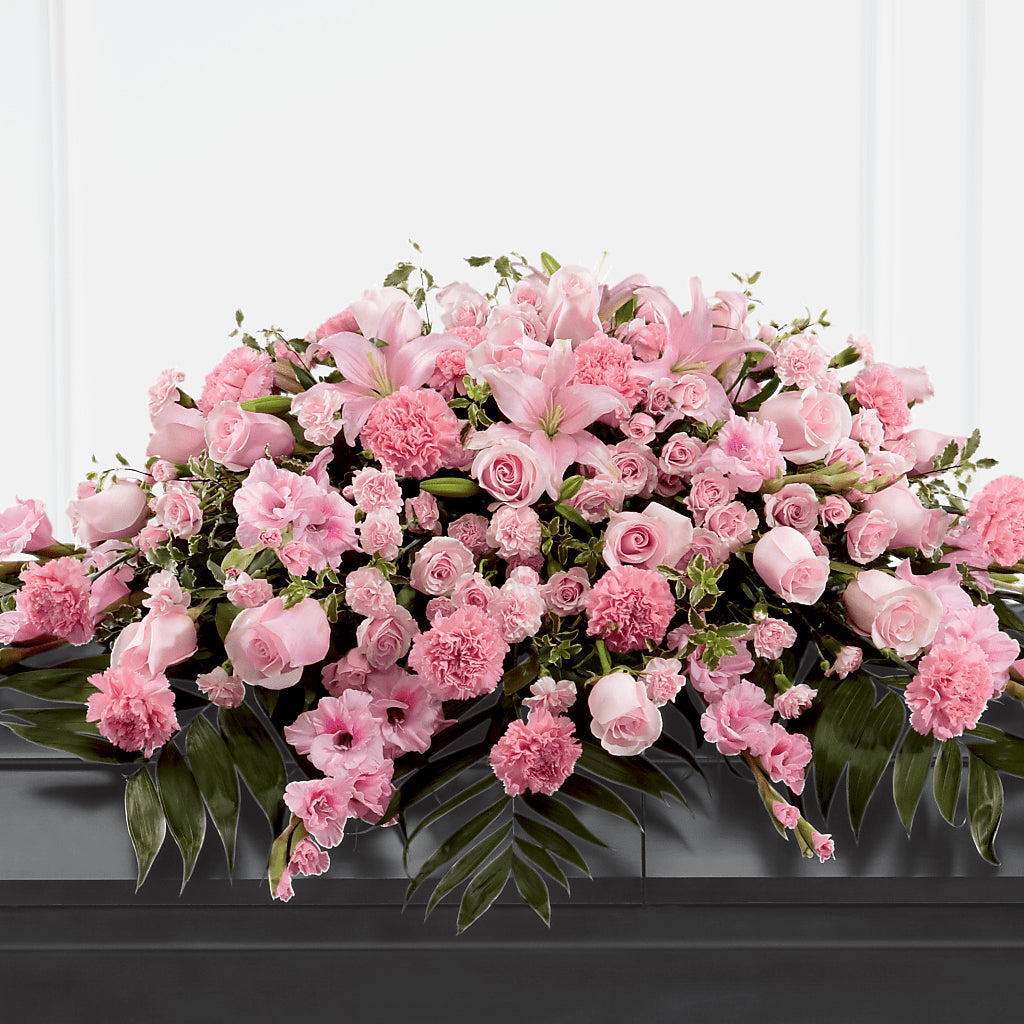 Garden of Comfort Casket Spray (Standard) – Paola Parra Flowers, Clermont FL