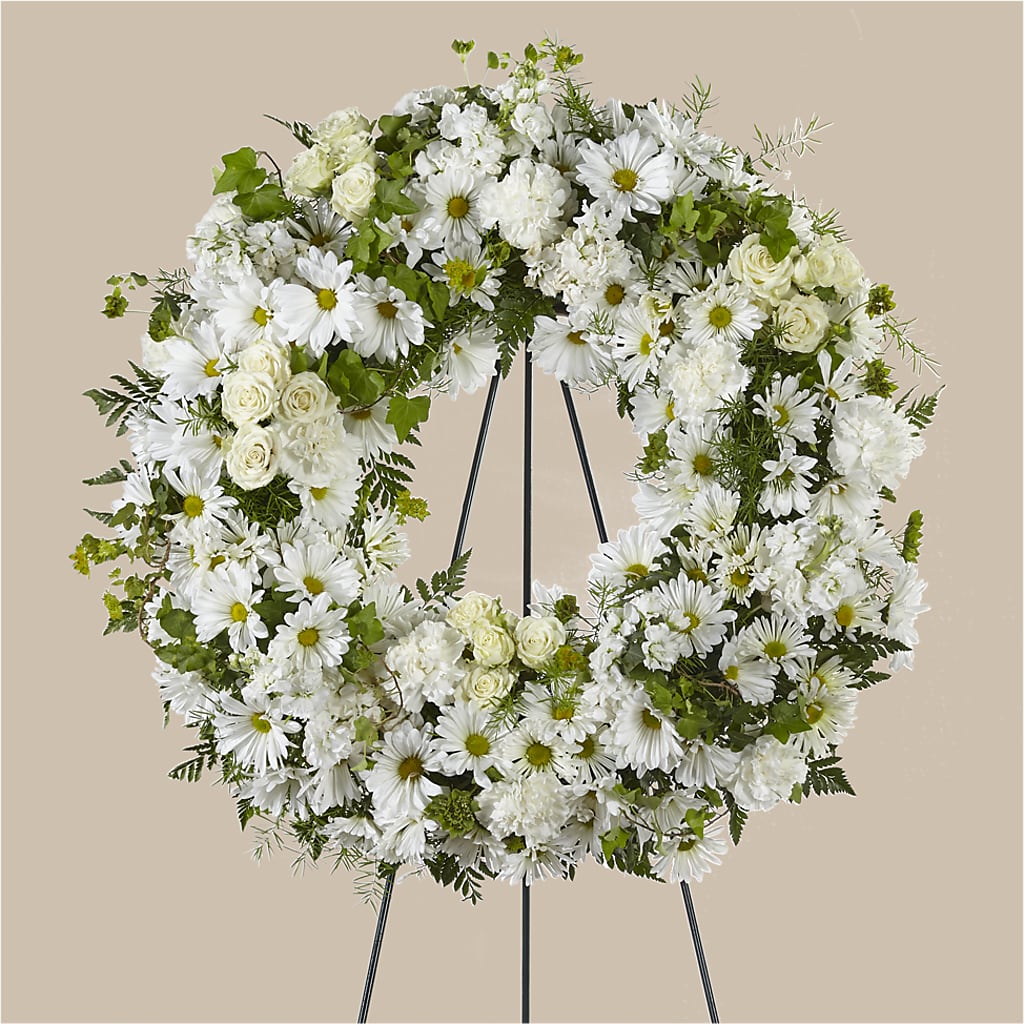 Faithful Wishes Wreath – Paola Parra Flowers, Clermont FL