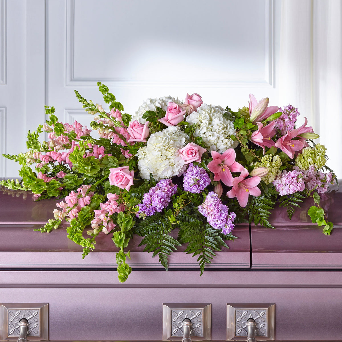 Life's Gratitude Casket Spray – Paola Parra Flowers, Clermont FL