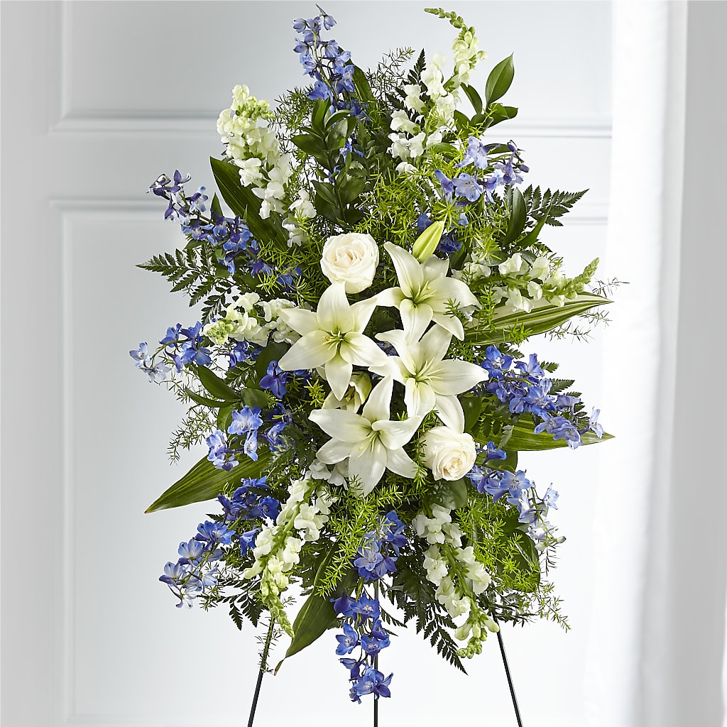 Faithful Friend Standing Spray – Paola Parra Flowers, Clermont FL