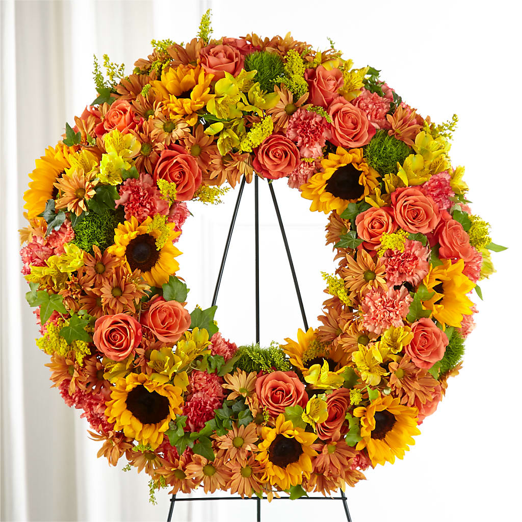 Autumnal Memories Wreath (Standard) – Paola Parra Flowers, Clermont FL