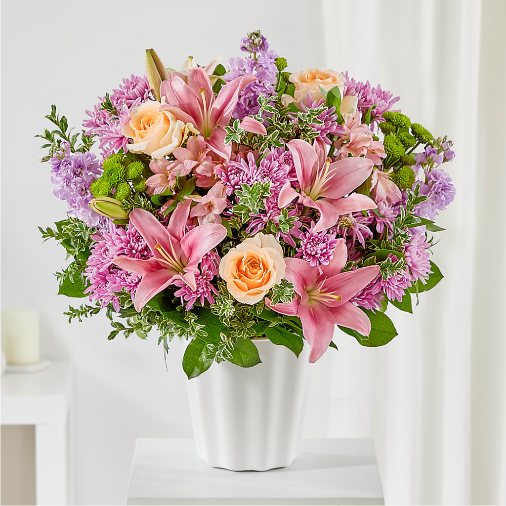 Supportive Embrace Tabletop Basket – Paola Parra Flowers, Clermont FL