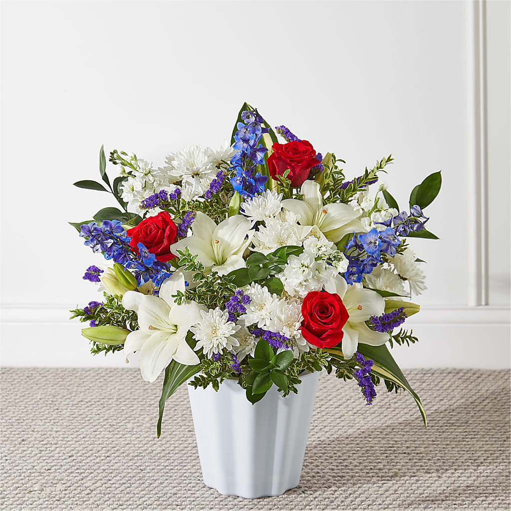 Consoled Floor Basket – Paola Parra Flowers, Clermont FL