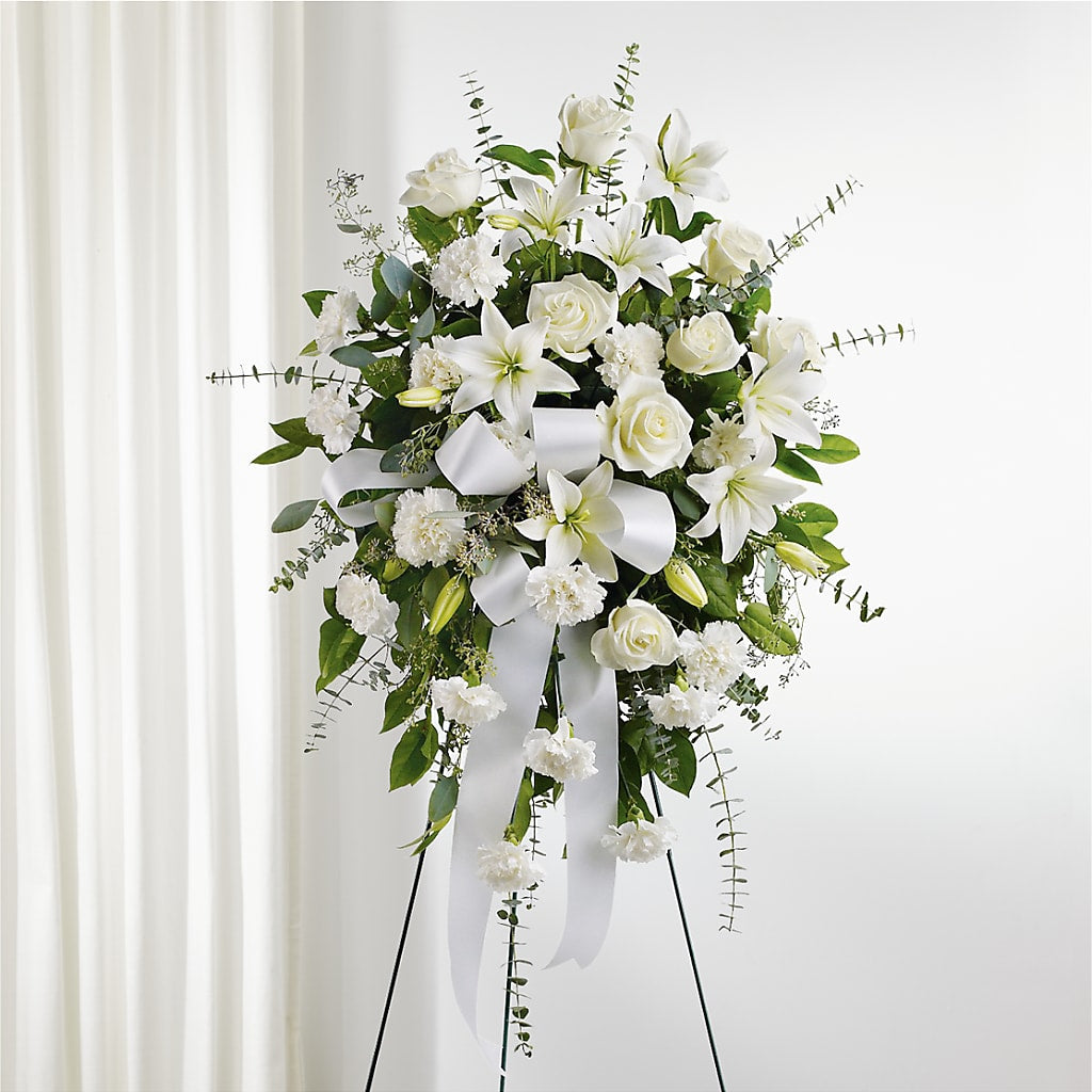 With Care Standing Spray – Paola Parra Flowers, Clermont FL