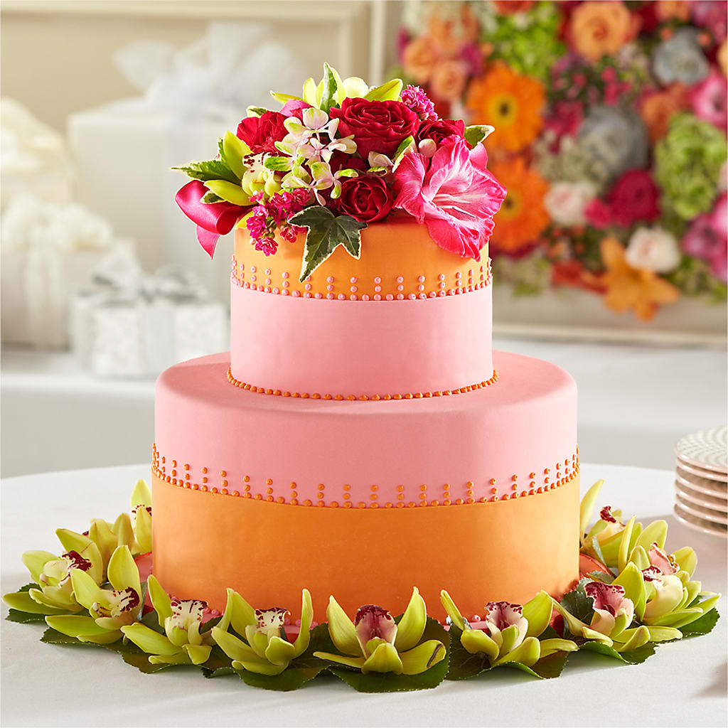 Sweet Citrus Cake Decor – Paola Parra Flowers, Clermont FL