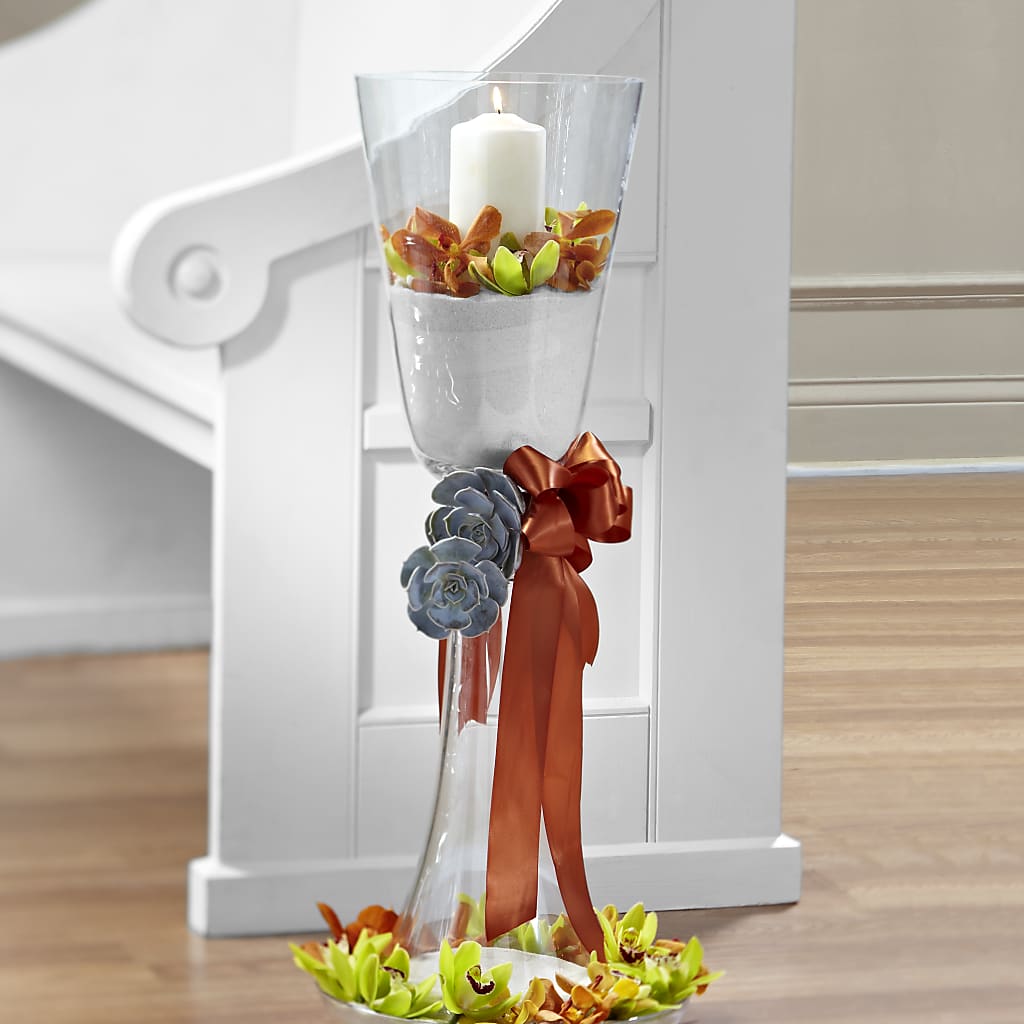 Matrimony Pew Decor – Paola Parra Flowers, Clermont FL