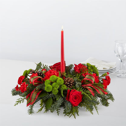 By the Candlelight Centerpiece –  Paola Parra Flowers, Clermont FL