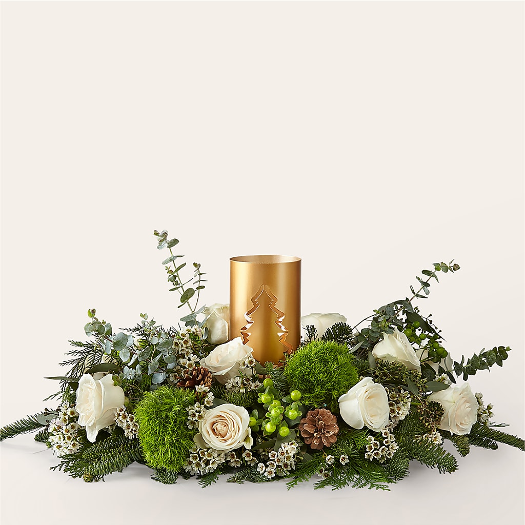 Chestnuts Roasting Centerpiece –  Paola Parra Flowers, Clermont FL