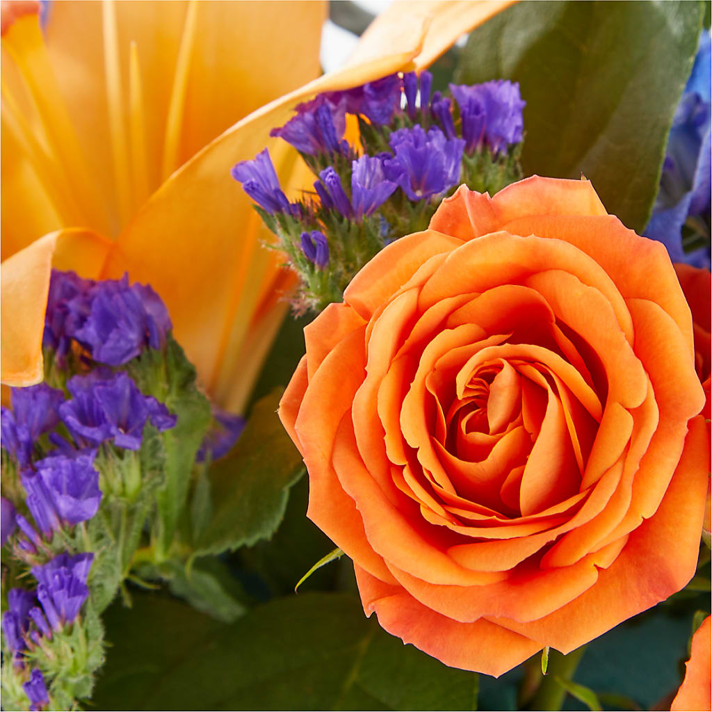 Radiant Citrus Box Bouquet –  Paola Parra Flowers, Clermont FL