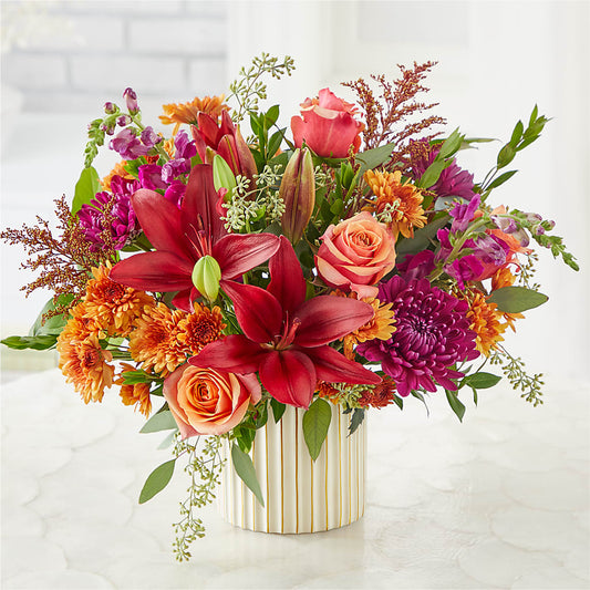 Burgundy Landscape Bouquet –  Paola Parra Flowers, Clermont FL