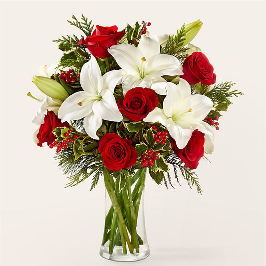 Sparkling Snowflakes Bouquet –  Paola Parra Flowers, Clermont FL
