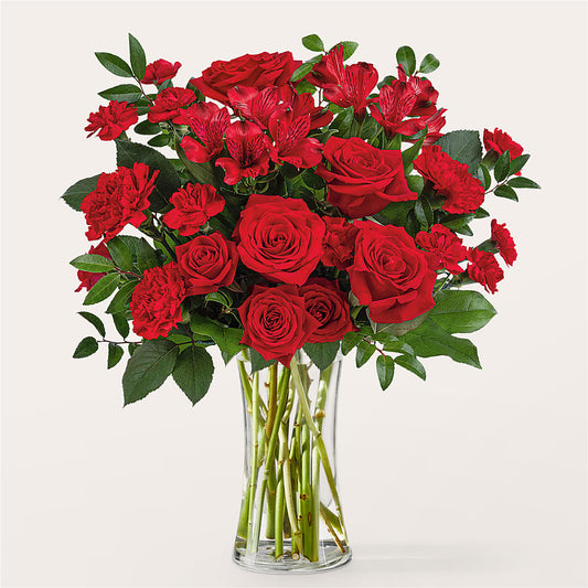 Brilliant Ruby Bouquet –  Paola Parra Flowers, Clermont FL