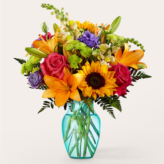 Double Rainbow Bouquet –  Paola Parra Flowers, Clermont FL