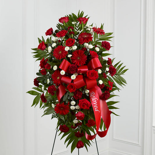 Treasured Memories Standing Spray –  Paola Parra Flowers, Clermont FL