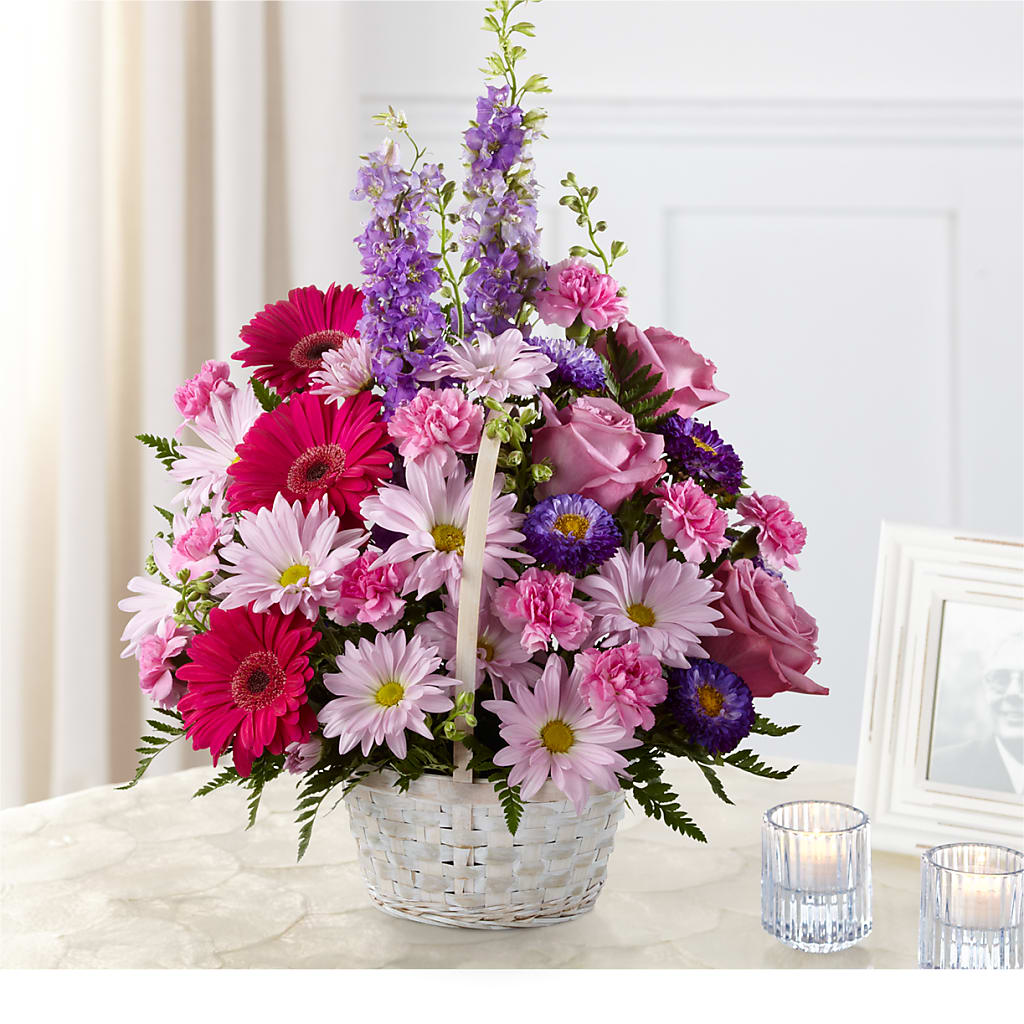 Pastel Peace Basket –  Paola Parra Flowers, Clermont FL