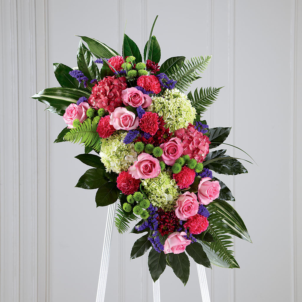 Refreshing Mix Standing Spray –  Paola Parra Flowers, Clermont FL