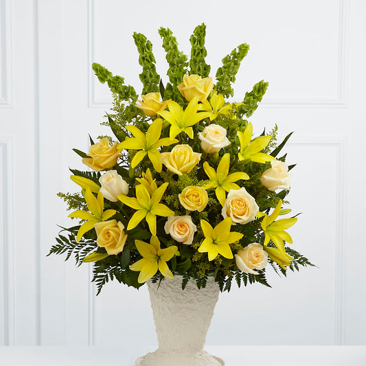 Golden Memories Arrangement –  Paola Parra Flowers, Clermont FL