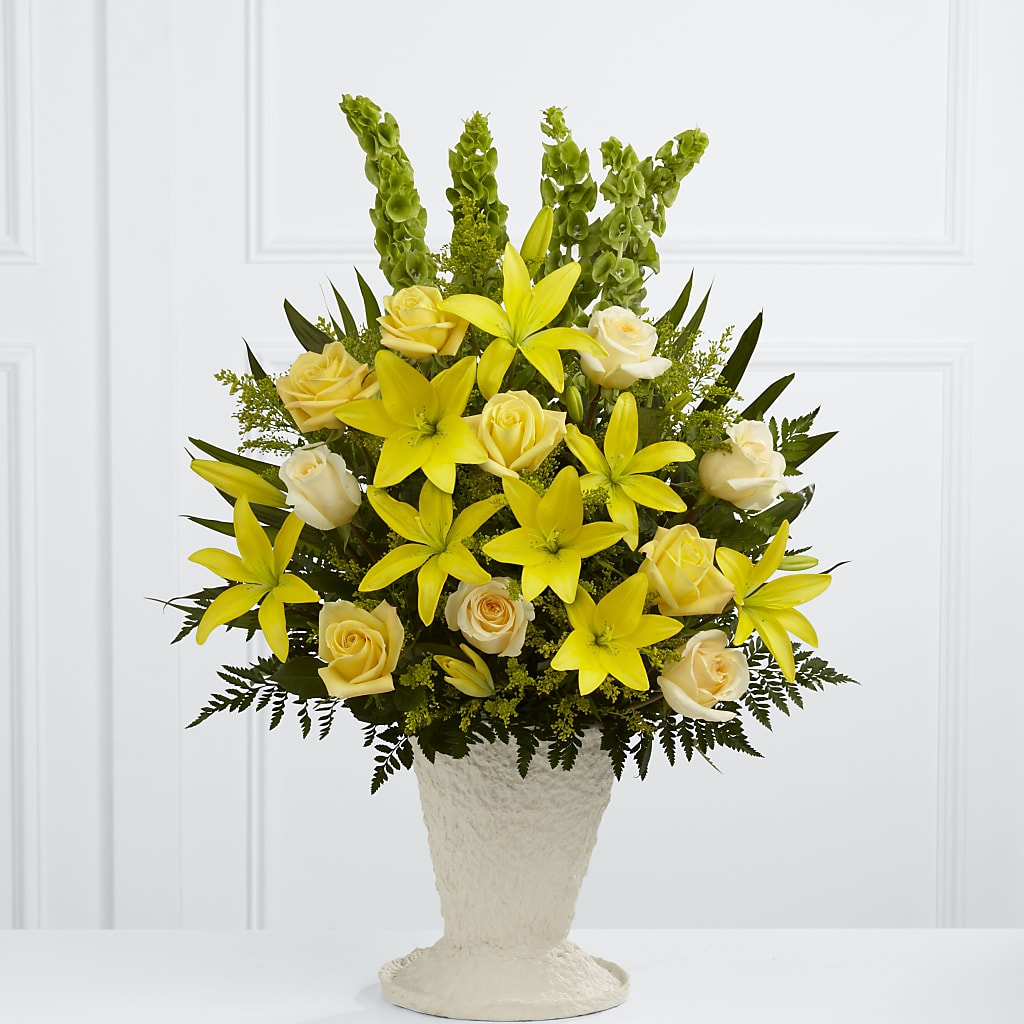 Golden Memories Arrangement –  Paola Parra Flowers, Clermont FL