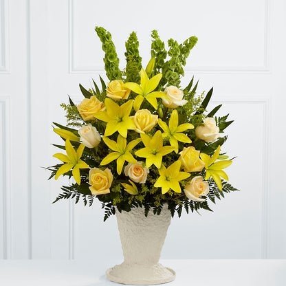 Golden Memories Arrangement –  Paola Parra Flowers, Clermont FL