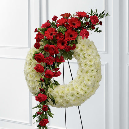 Graceful Tribute Wreath –  Paola Parra Flowers, Clermont FL