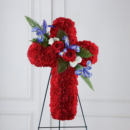 Faithful Hero Floral Cross –  Paola Parra Flowers, Clermont FL