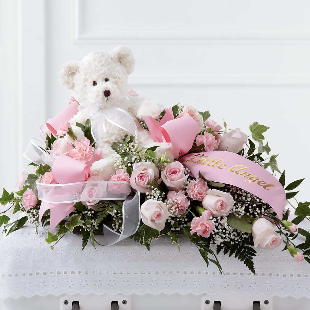 Touch of Sympathy Casket Spray –  Paola Parra Flowers, Clermont FL