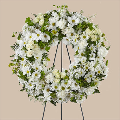 Faithful Wishes Wreath –  Paola Parra Flowers, Clermont FL
