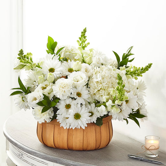 Pure Ivory Basket –  Paola Parra Flowers, Clermont FL