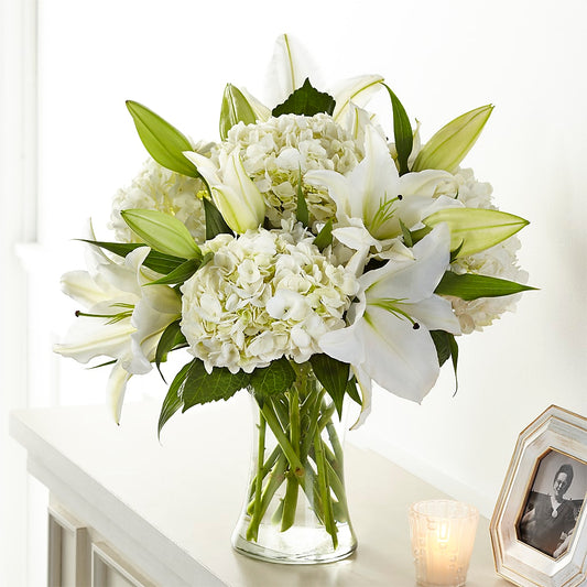 Compassionate Lily Bouquet –  Paola Parra Flowers, Clermont FL