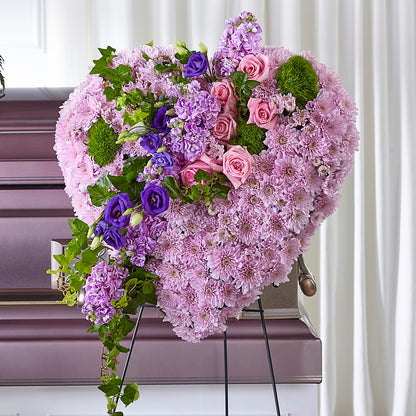Treasured Love Standing Heart –  Paola Parra Flowers, Clermont FL