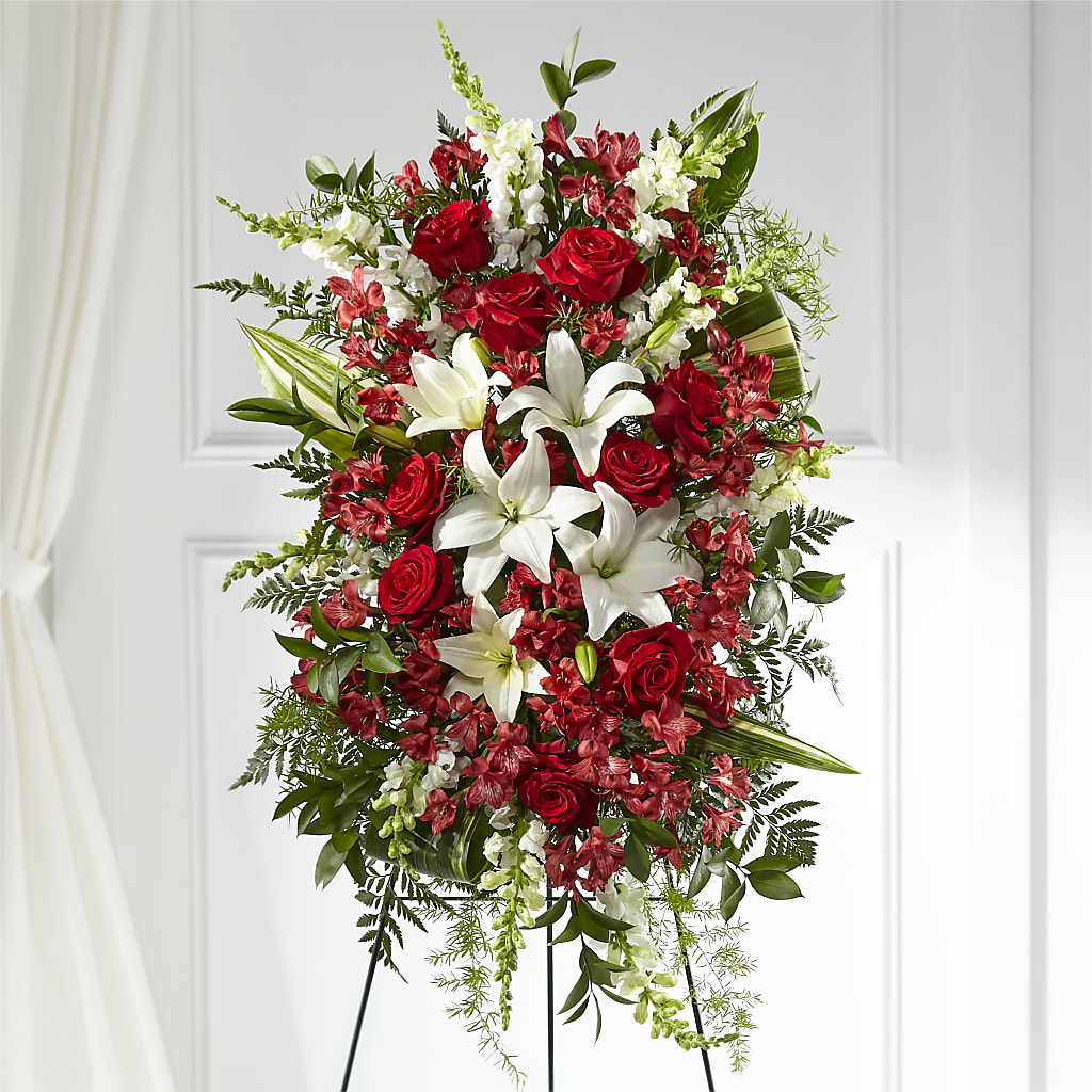 Everlasting Memory Standing Spray –  Paola Parra Flowers, Clermont FL