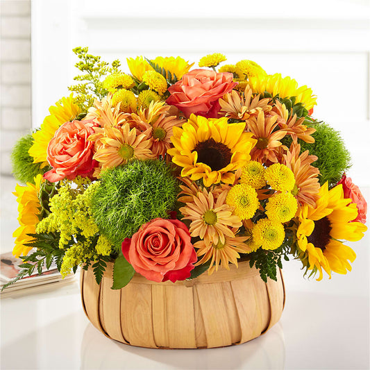 Harvest Sunflower Basket –  Paola Parra Flowers, Clermont FL
