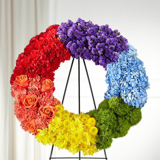 Circle of Love Wreath –  Paola Parra Flowers, Clermont FL