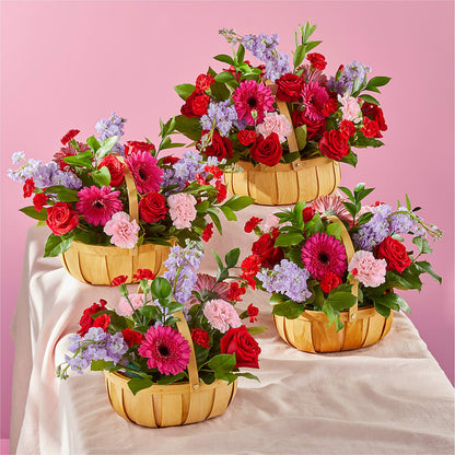 Pink Picnic Basket –  Paola Parra Flowers, Clermont FL