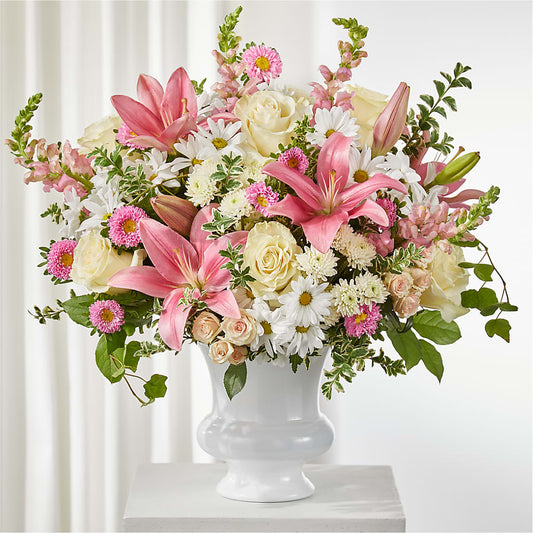 Empathetic Blooms Urn Arrangement –  Paola Parra Flowers, Clermont FL