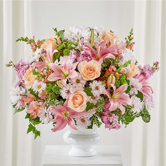 Heartfelt Gesture Urn Arrangement –  Paola Parra Flowers, Clermont FL