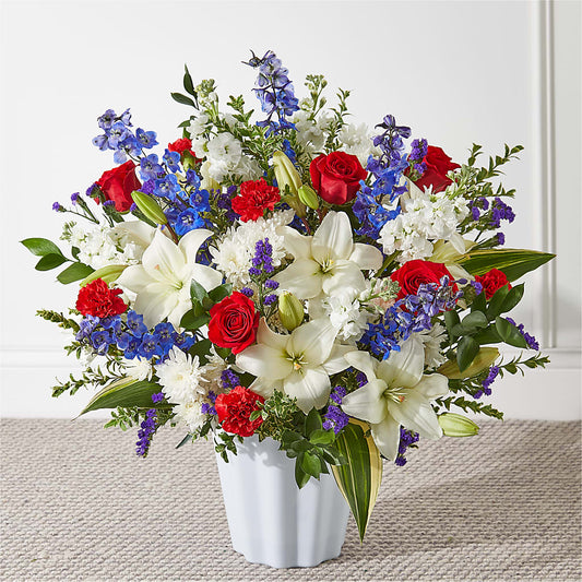 Consoled Floor Basket –  Paola Parra Flowers, Clermont FL