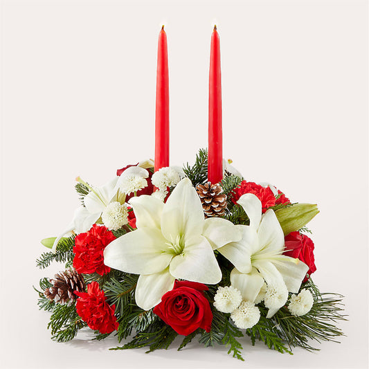 Seasonal Festivities Centerpiece –  Paola Parra Flowers, Clermont FL