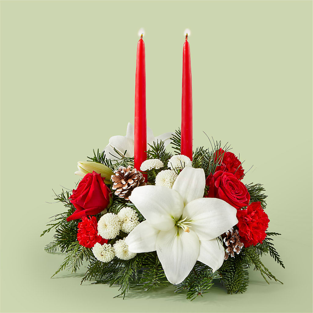 Seasonal Festivities Centerpiece –  Paola Parra Flowers, Clermont FL