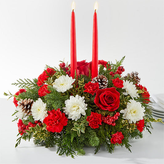 Holiday Soiree Centerpiece –  Paola Parra Flowers, Clermont FL