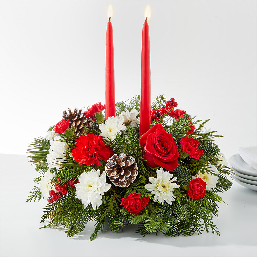 Holiday Soiree Centerpiece –  Paola Parra Flowers, Clermont FL