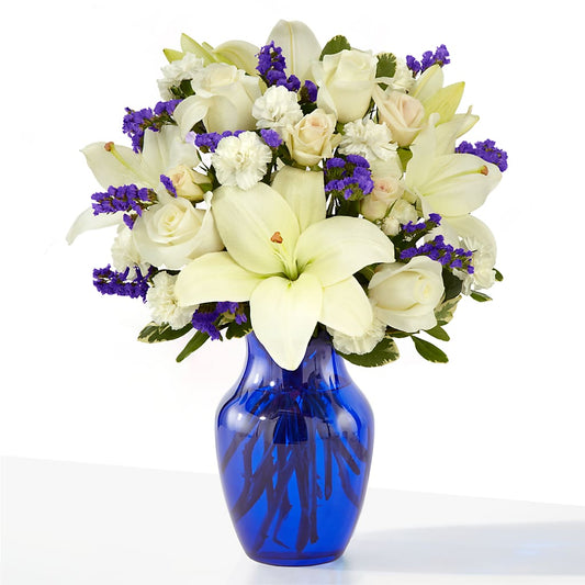 Sapphire Rush Bouquet –  Paola Parra Flowers, Clermont FL
