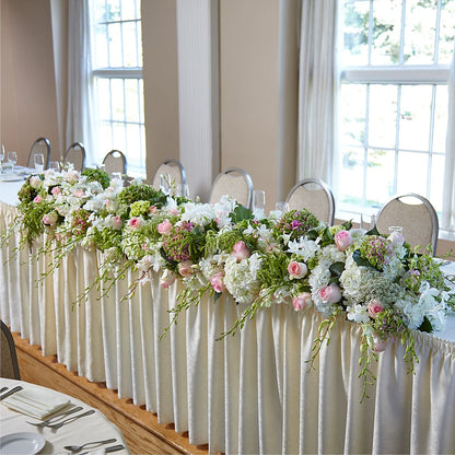 State of Joy Head Table Arrangement –  Paola Parra Flowers, Clermont FL
