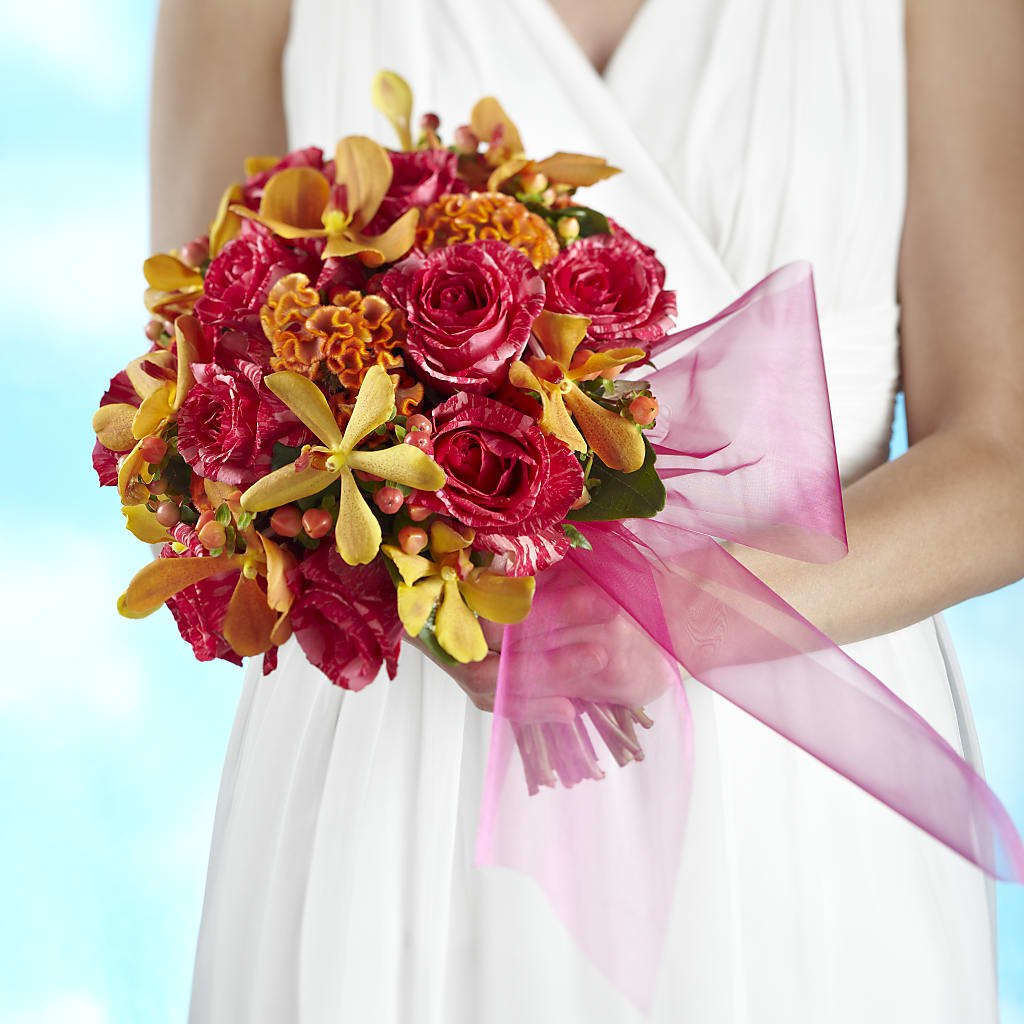 Brilliant Shades of Love Bouquet –  Paola Parra Flowers, Clermont FL