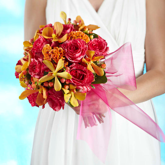 Brilliant Shades of Love Bouquet –  Paola Parra Flowers, Clermont FL