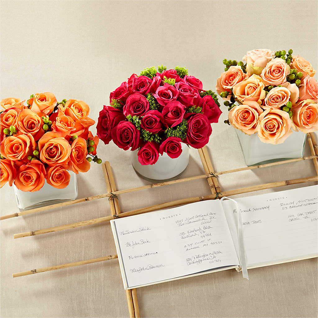 Dawn Rose Centerpiece –  Paola Parra Flowers, Clermont FL