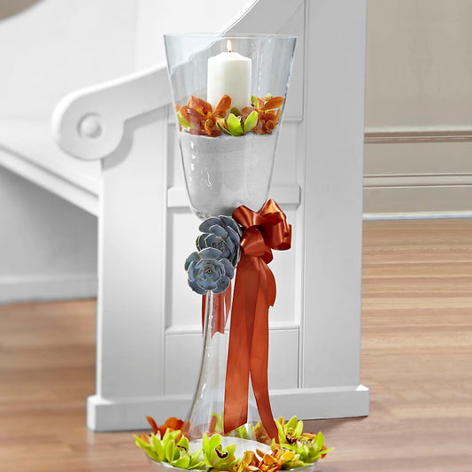 Matrimony Pew Decor –  Paola Parra Flowers, Clermont FL