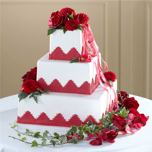 Forever Happiness Cake Decor –  Paola Parra Flowers, Clermont FL
